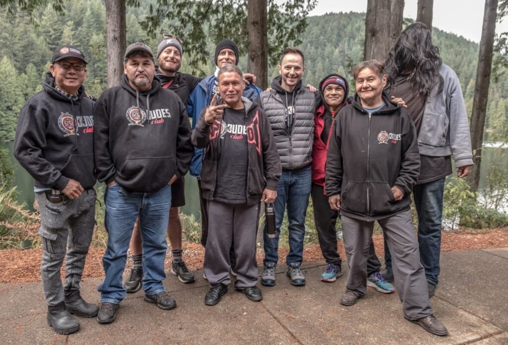 dudes club members on outing